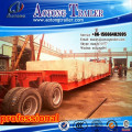 Hydraulic Steering and suspension lift detachable gooseneck low bed semi trailer for sale